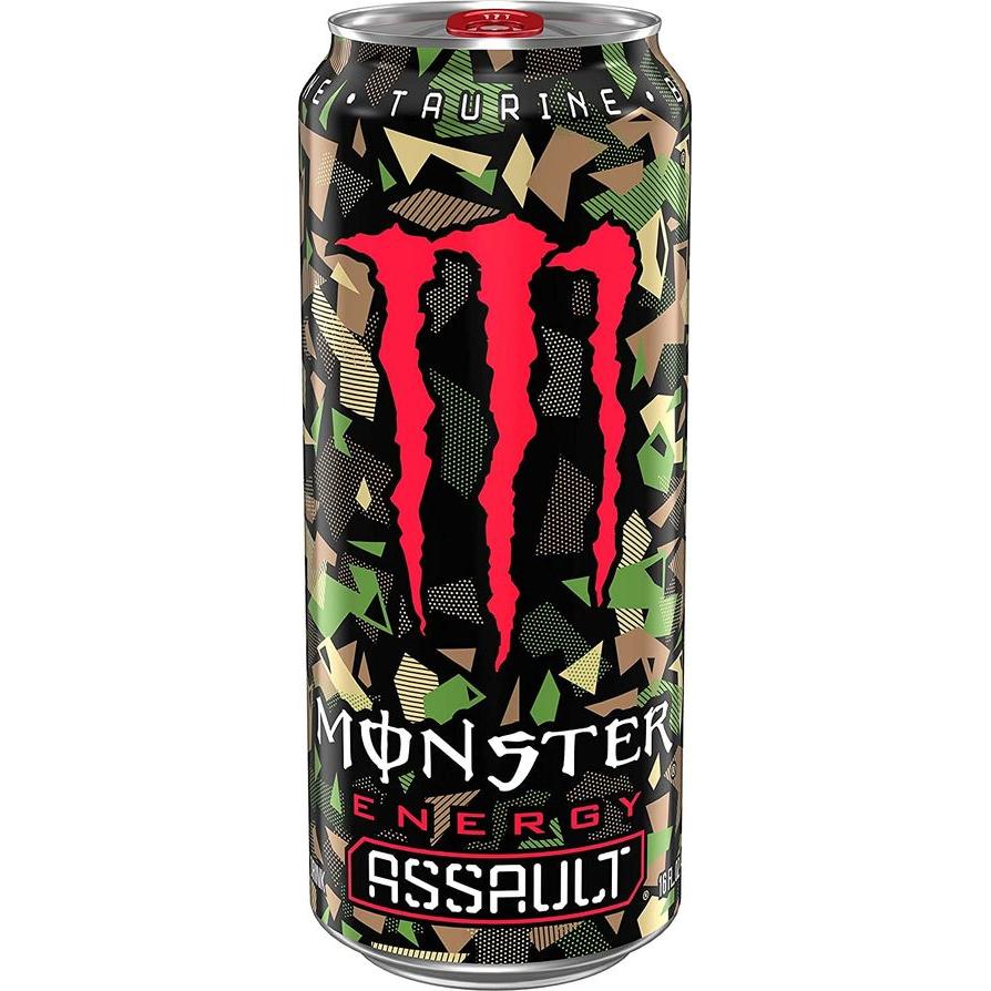 4 Pack Monster Assault Energy Drink 16oz - Whlsome - Grocery (Other)