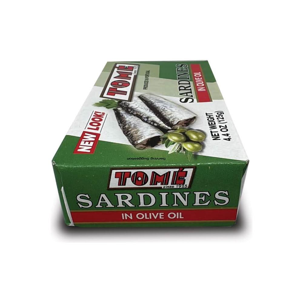 4 Packs Tome Sardines In Olive Oil 125g Ea - Whlsome - Olive Oil