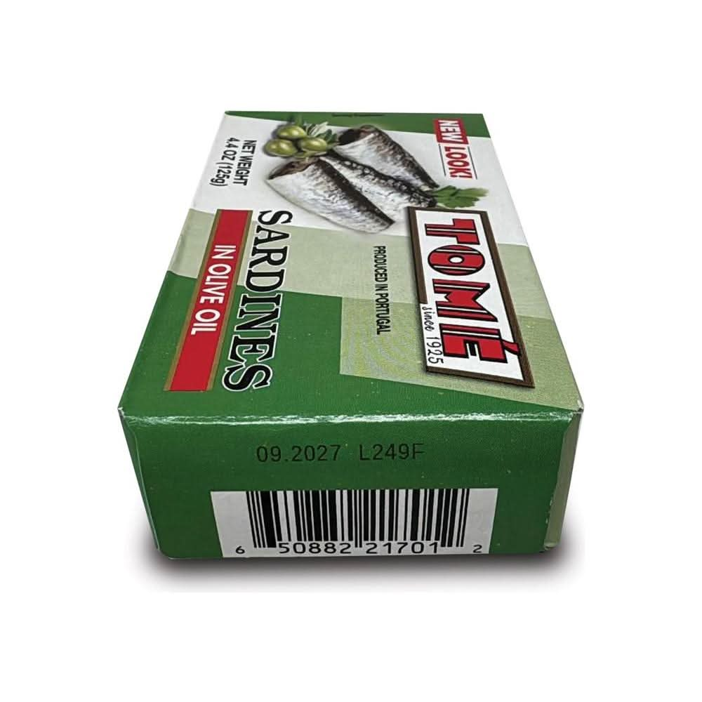 4 Packs Tome Sardines In Olive Oil 125g Ea - Whlsome - Olive Oil