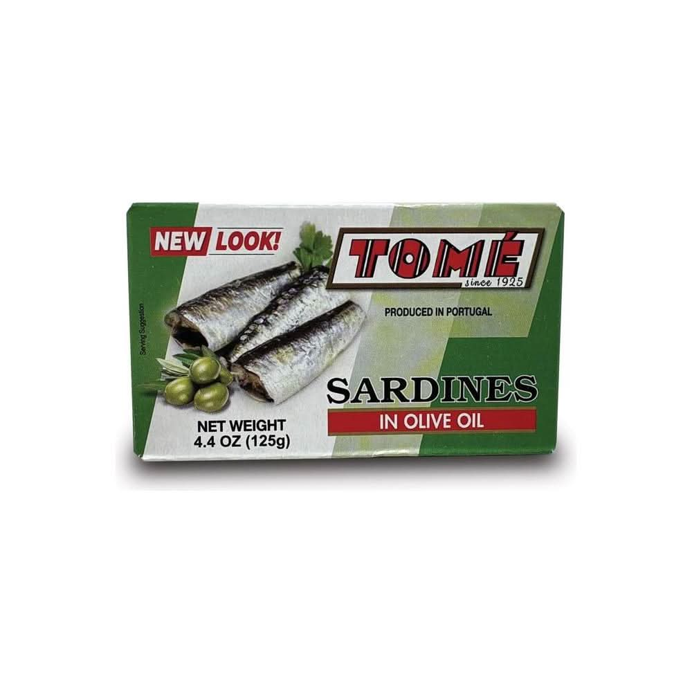 4 Packs Tome Sardines In Olive Oil 125g Ea - Whlsome - Olive Oil