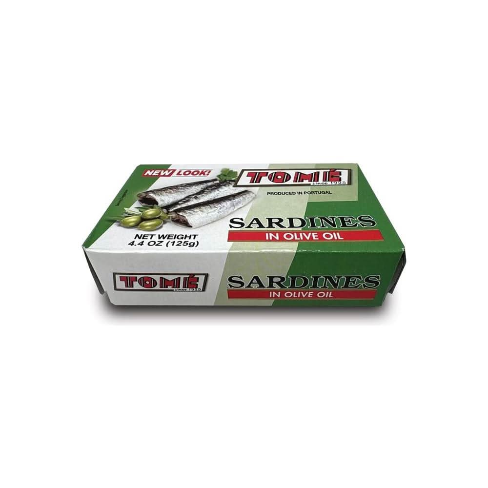 4 Packs Tome Sardines In Olive Oil 125g Ea - Whlsome - Olive Oil