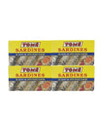 4 Packs Tome Sardines In Olive Oil w Pickle Flavor 125g Ea - Whlsome - Olive Oil