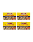 4 Packs Tome Sardines In Olive Oil w Pickle Flavor 125g Ea - Whlsome - Olive Oil