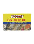 4 Packs Tome Sardines In Olive Oil w Pickle Flavor 125g Ea - Whlsome - Olive Oil