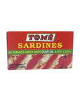 4 Packs Tome Sardines In Tomato Sauce w Olive Oil Chili 125g Ea - Whlsome - Olive Oil