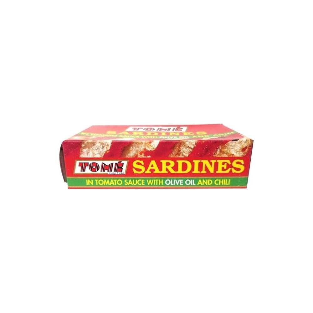 4 Packs Tome Sardines In Tomato Sauce w Olive Oil Chili 125g Ea - Whlsome - Olive Oil