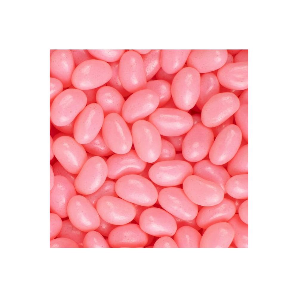 400 Pcs Pink Candy Jelly Beans Strawberry Candy 1lb approximately 400 Pcs - Whlsome - Candies & Chocolates