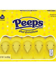 Marshmallow Peep Variety Pack  Pack of 5  Smiling Sweets  One of Each Color  Blue Pink Green Yellow and Lavender  Delicious Classic Treats  Perfect for Easter Baskets