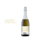 Vno Non Alcoholic Wine  Sparkling Blanc de Blancs White 750mL  Vegan and Gluten Free  Made in Australia from 100 Australian Grapes  Crisp and Refreshing with Citrus Flavors 1 Bottle