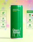 Green Monké Tropical Citrus HempInfused Beverage for Stress  Anxiety Relief Sparkling Non Alcoholic Drink Low Calorie Low Sugar Vegan Friendly  GlutenFree 20mg Hemp Infused Beverage 12 Pack Of 12 Fl Oz Cans