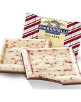 Ghirardelli Peppermint Bark Squares - .83 oz Pouches - 3 Pouches