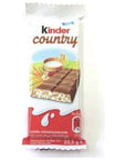 Kinder Country Milk Chocolate with Rich Milk Filling (9's), 211.5grams