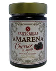 Santorelli Gourmet Amarena Cocktail Cherries in Syrup  Sweet with Tartness Ideal Amarena Cherries Brandied Cherries for Cocktails Perfect for Mixologists 400 grams