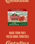 Contadina Diced Tomatoes 145 oz Pack of 4 Cans