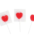 Red Heart Lollipops  3 Pounds Heart Shaped Lollipops  Strawberry Flavored Bulk Red Lollipops Suckers  Individually Wrapped Bulk Red Candies for Candy Buffet