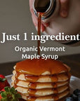 Vermont Maple Syrup  32 oz Grade A Amber Rich Organic Maple Syrup  100 Pure and Authentic Maple Syrup for Pancakes Waffles and More  Nut free Gluten Free Vegan Paleo