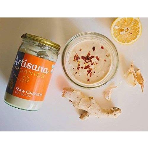 Artisana Organics Raw Cashew Butter (2 Pack) - No Sugar Added, Vegan and Paleo Friendly, Non GMO, 14oz Jar (2 Pack)