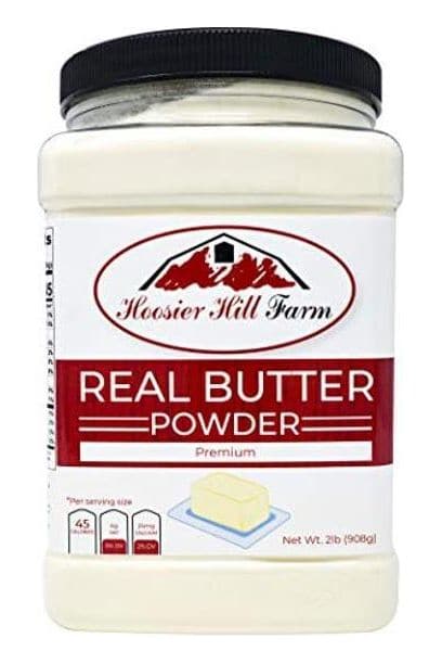 Hoosier Hill Farm Real Butter powder, 2 lb