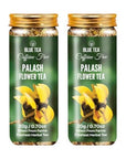 BLUE TEA  PALASH FLOWER TEA  140 Oz Pack of 2  ANTIOXIDANT RICH  Prime Saving Days  Flame of the Forest Tea  Flower Based  Herbal Tea  Caffeine Free  Natural Ingredients  Pet Jar Packaging