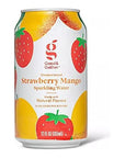 Good Unsweetened 0 Cal Natural Strawberry Mango Sparkling Water  1 Case 8 Cans