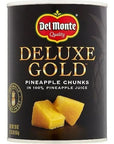 Delmonte Deluxe Gold Pineapple Slices Chunks Tidbits 20 Ounce Pack of 6  with Make Your Day Mini Spatula