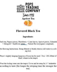 Pops Trading Company Since 1998 Metropolitan Tea Company Loose Flavored Black Tea Apricot 4oz