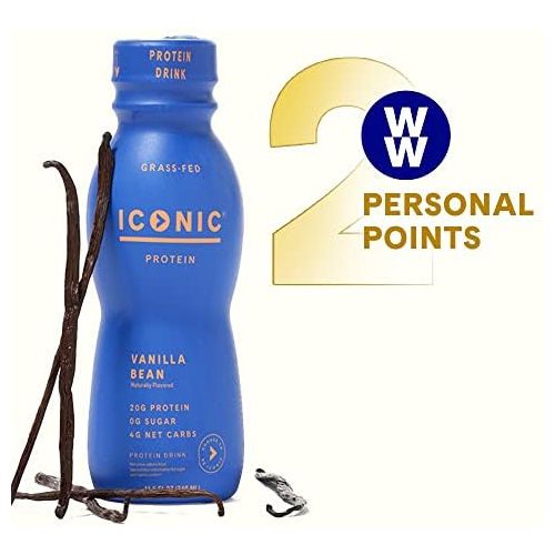 Iconic  Protein Drink RTD Vanilla Bean  12 Bottles