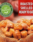 Galil Organic Roasted Chestnuts  Shelled  Ready to Eat Snack  Gluten Free All Natural 100 Vegan No Preservatives  Great for Snacking Baking Cooking  Turkey Stuffing  35oz Bags Pack of 3