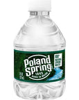 POLAND SPRING Brand 100 Natural Spring Water 8ounce mini plastic bottles  Pack of 24 192 oz in total