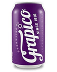 Grapico Sparkling Grape Soda  12 oz cans  12 pack