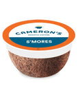 Camerons Coffee Single Serve Pods Smores Flavored 12 Count Pack of 6