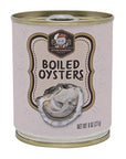 Otter Kingdom Premium Whole Boiled OystersEZO 8Ounce Cans Pack of 12