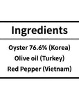 Otter Kingdom Premium Smoked Oysters with Red Chili Pepper in Pure Olive Oil 3Ounce Pack of 12