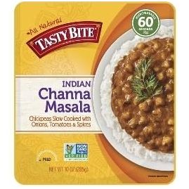 Tasty Bite Indian Madras Lentils Kashmir Spinach Vegetable Tikka Masala Bombay Potatoes Punjab Eggplant and Channa Masala 10 Ounce Pack of 6  with Make Your Day Mini Spatula