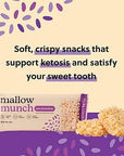 Perfect Keto Mallow Munch | Gluten-Free Keto Breakfast Cereal Bars with Zero Added Sugar | Enjoy the Chewy Treat You Love and Stay Committed to Ketosis | 8 Pack (Original)