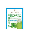 Hyleys Matcha Tea Bags with Mint  25 Tea Bags Japanese Pure Matcha Wellness Green Tea