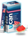 UCAN Hydrate Packets, Watermelon, 12 Count (1.27 Ounce)