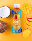 Berri Fit Mango Organic Sports Drink Alternative with Natural PlantBased Electrolytes Low Calorie Fitness Beverage NonGMO Paleo Friendly 16oz Pack of 12