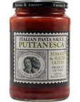 Cucina  Amore Italian Pasta Sauce Puttanesca 168 ounces