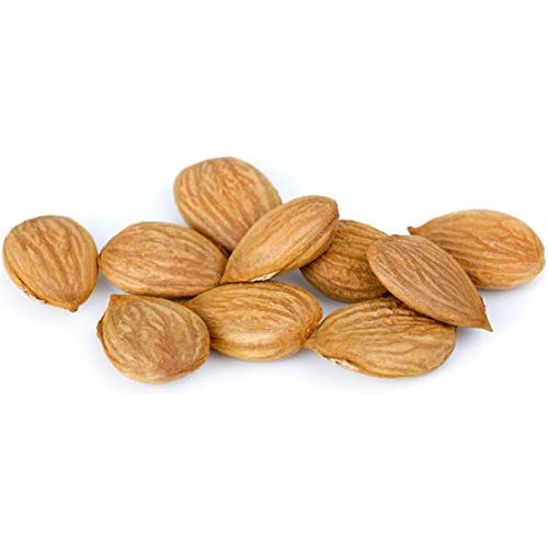 Bitter Apricot SeedsKernels California USA Grown Non GMO Vegan Raw  Large The Best Natural Source of Vitamin B17 In a Resealable Pouch 1LB