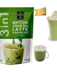 Ranong Tea Matcha Green Tea Latte Instant Drink Mix 8 Sachets