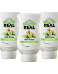 Kiwi Reàl Infused Exotics Kiwi Puree Infused Syrup 169 FL OZ Squeezable Bottle Pack of 3