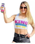 King Kongin Peach Mango Exotic Island Taste Sugar Free zero Calorie Energy Drinks  180mg Caffeine  Pre Workout Performance with Antioxidants  Biotin B Vitamins  D vitamins  Zero Sugar  0 Calories  12 Fl Oz Cans 12 Pack