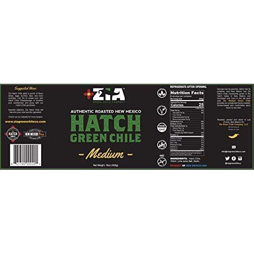 Original New Mexico Hatch Green Chile By Zia Green Chile Company  Delicious FlameRoasted Peeled  Diced Southwestern Certified Green Peppers For Salsas Stews  More Vegan  GlutenFree  16oz