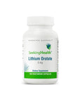 Seeking Health Lithium Orotate, 5 mg Lithium Supplement, Healthy Mood and Memory Support, Healthy Nervous System Function Support, Vegetarian (100 Capsules)*