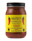 Mateos Gourmet Salsa Medium  Mild 16 oz Variety Pack