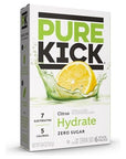 Pure Kick Singles To Go Ultimate Variety Pack 1 Box Blood Orange1 Box Mango Acai 1 Box Black Cherry Pomegranate 1 Box Citrus 1 Box Strawberry Watermelon 1 Box Concord Grape 36 Single Servings