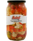 Sadaf Giardiniera Mild  Pickled vegetables in jar  Giardiniera Mix  Marinated Vegetables  Pickled Vegetable Relish  32 oz