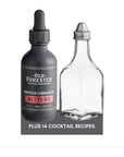 Old Forester Cinnamon Bitters for Cocktails 2 Fl Oz Bundled with 6 Oz Clear Bitters Bottle and 14 Craft Cocktail Recipes by Foxtail Collective  Enhance Bitters for Old Fashioned Manhattans with Smoky Cinnamon Flavor Bartender Home Bar Essential