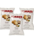 Torres - Foie Grass Potato Chips Patatas Fritas, 1.76oz (50g) (3-PACK) | Light and Crispy with Bold Flavors | Perfect Snack for Those with Food Sensitivities | Imported from Spain…